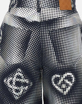 Shorts "Pearlescent monogram denim" MSS26TR425 01 CASABLANCA 