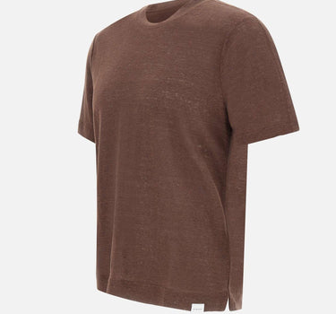 T-shirt in lino DK87123 MORO DIKTAT 