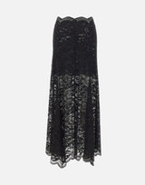 Gonna lunga svasata in pizzo 26PJJU131PA0170 P001 RABANNE 