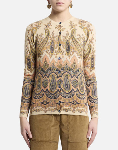 Cardigan in seta e cashmere WRKE0023 AKA03X0822 ETRO 