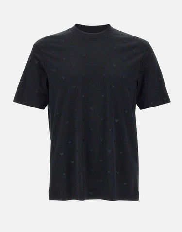 T-shirt cotone e lyocell EM001400 AF10017FC185 EMPORIO ARMANI 