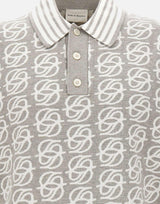 Polo "D Mirror Monogram" LPO219 VI040GY DROLE DE MONSIEUR 