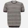 T-shirt in cotone crepe A040 F3000001 PAOLO PECORA 
