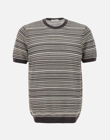 T-shirt in cotone crepe A040 F3000001 PAOLO PECORA 