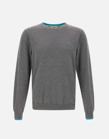 Maglia in lana e cotone K44125 47 SUN68 