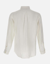 Camicia in lino 710966294 506 POLO RALPH LAUREN 