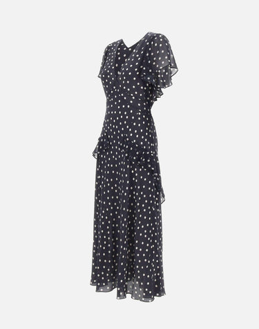Abito in seta "Evie" 0100000922506493 NAVY RIXO 