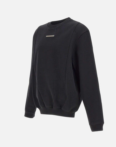 Felpa "Astrape crewneck" M08078 BLK01 HELIOT EMIL 