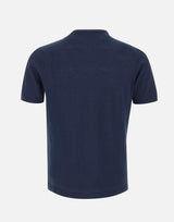 Polo in misto lino e cotone DC126102 BLUNAVY DELLA CIANA CASHMERE 