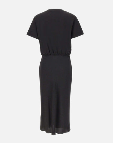 Vestito lungo con bottoni MF5210J7821 22222 LIU-JO 