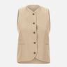 Gilet "Paco" PACO BEIGE LOULOU DE SAISON 