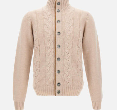Maglia in lana e cashmere DC918586 MIELE DELLA CIANA CASHMERE 