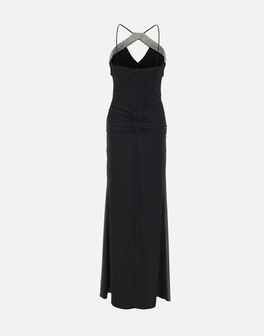 Abito lungo "Astros" 26011470 BLACK REBECCA VALLANCE 