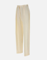 Pantalone a gamba larga 1226WTR002857P IVORY VICTORIA BECKHAM 