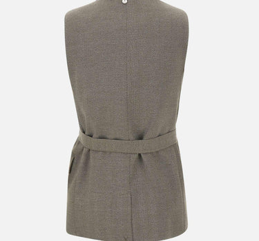 Gilet chevron con cintura CF5259T054A M9770 LIU-JO 
