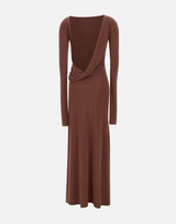 Abito "Veronica" in crepe T170119A TJP073CACAO THE ANDAMANE 