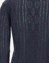 Maglia "Nocturne" in viscosa e lino O0313701 XLV THEORY 