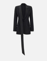 Giacca con foulard 260WCG00089 WWW065AA100 THE ATTICO 