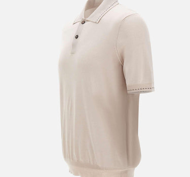 Polo in misto seta 43142 16224101 GRAN SASSO 