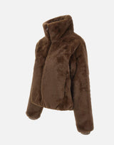 Giacca reversibile in pelliccia animal free D31352W FURY2140038 SAVE THE DUCK 