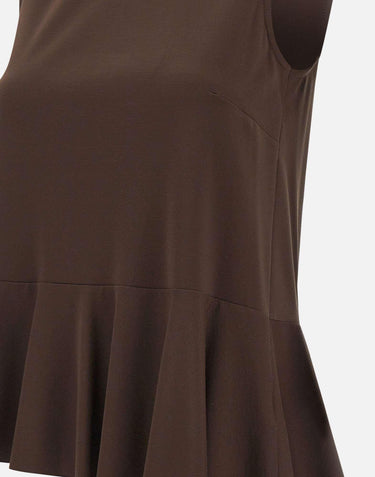 Blusa smanicata in misto viscosa SPBMA010 6044 KAOS 