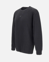 "Auralite Pleated sweater" 11068 BKSA SATISFY 