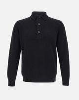 Polo in maglia di lana e cashmere PL3ML WC7R990 FILIPPO DE LAURENTIIS 
