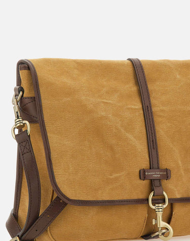 Borsa a tracolla "Berlino" BSU11625 TDSPORTYCAMMELLOTMORO GIANNI CHIARINI 