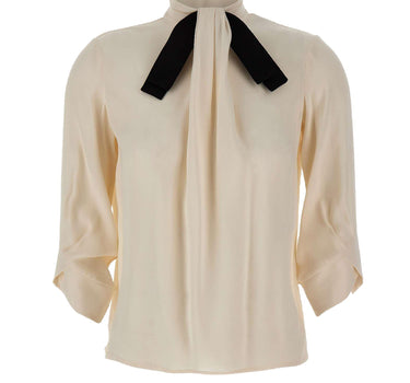 Blusa con fiocco firmato CA17866E2 E84 ELISABETTA FRANCHI 