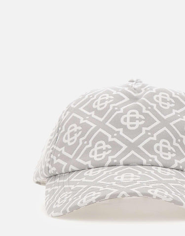 Cappellino con monogramma jacquard ASS26HAT119 01 CASABLANCA 