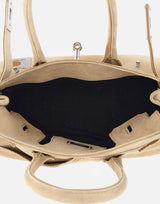 Borsa a mano riciclata 37501 BEIGE ANOTHER CHANCE 