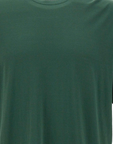 T-shirt girocollo in cotone DK17038 VERDE DIKTAT 
