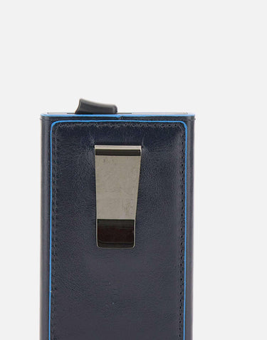 Portacarte di credito con sliding system PP6514B2BLR BLU2 PIQUADRO 
