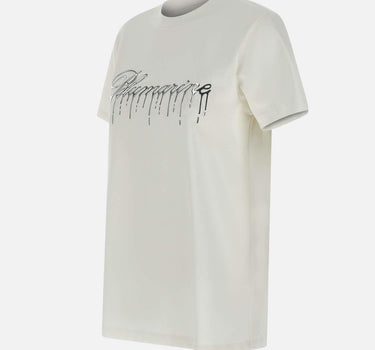 T-shirt in jersey di  cotone 4T063A N0103 BLUMARINE 