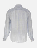 Camicia di lino a righe CH6985 29I LACOSTE 