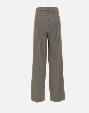 Pantaloni straight con piega CF5372T054A M9770 LIU-JO 