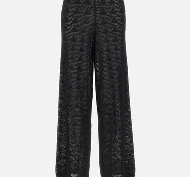 Pantaloni "Egeo" EGEO BLACK LOULOU DE SAISON 