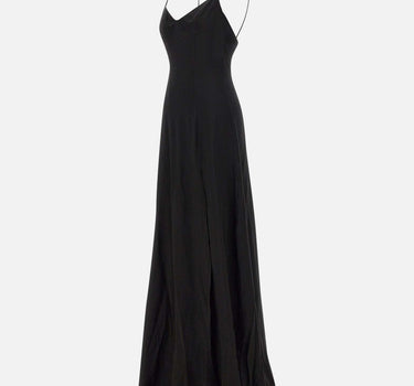 Abito "Amelie" in crepe di viscosa 6028 NERO LES FILLES D'EVA 