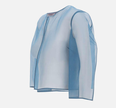 Giacca crop in organza di seta<BR/> 2616191034600 066 MAX MARA STUDIO ELEGANTE 