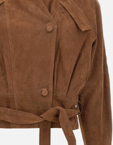 Giacca bomber in pelle scamosciata 115714 249 ROTATE BIRGER CHRISTENSEN 