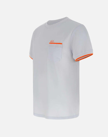 "Small stripes fluo t-shirt" T35124 01 SUN68 
