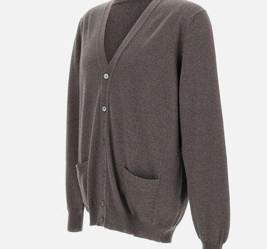 Cardigan in lana merinos extrafine 14201 58150046 GRAN SASSO 