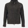 Giacca in pelle GU26F26099VBRUSH NERO GIORGIO BRATO 