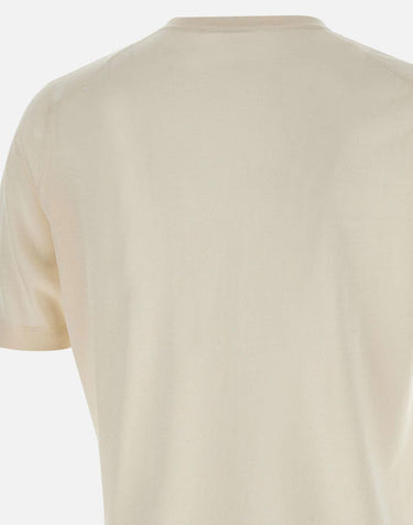 T-shirt in lana, seta e cashmere TS0MC LSC18R020 FILIPPO DE LAURENTIIS 