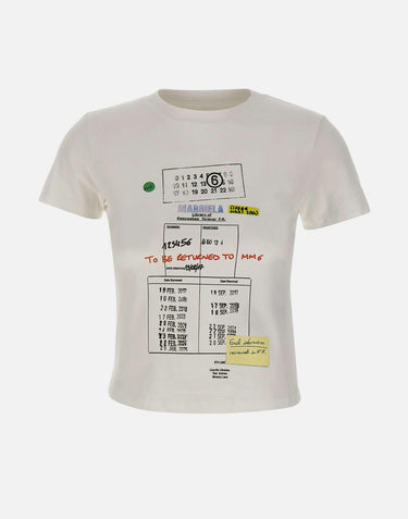 T-shirt stampata S52GC0360 M20185100 MM6 MAISON MARGIELA 