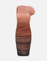 Abito in tulle dégradé AB93162E1 644 ELISABETTA FRANCHI 