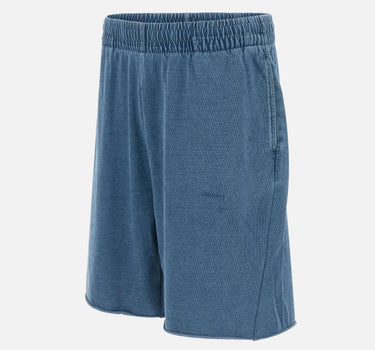 Shorts in jersey di cotone M4138CJAB225 BLUE PURPLE BRAND 