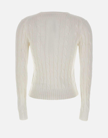 Maglia a girocollo in cotone a trecce 211971869 007 POLO RALPH LAUREN 