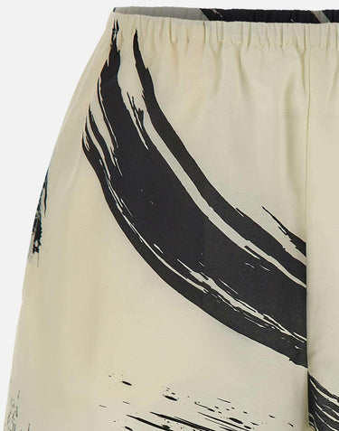 Shorts "Nilo" NILO IVORYBLACK LOULOU DE SAISON 