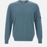 "Cotton Crepe Crewneck Lens Knit" 18CMKN086A 006323O872 C.P. COMPANY 